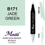 Masis 171 Yeşim Çift Uçlu Marker Grafik Çizim Kalemi