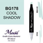 Masis 178 Kozmik Yeşil Çift Uçlu Marker Grafik Çizim Kalemi