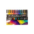 Masis Akrilik Markör Kalem 12 Renk Pvc Paket Akm925-12