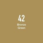 Masis Bronze Green 42 Çift Taraflı Twin Grafik Marker Kalem