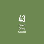 Masis Deep Olive Green 43 Çift Taraflı Twin Grafik Marker Kalem