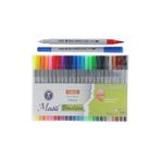 masis Fineliner Çift Yönlü Keçeli Kalem Seti 24 Renk, MSS-CFTTRFL-FNLNR-24LU-1PK