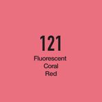 Masis Flourescent Coral Red 121 Çift Taraflı Twin Grafik Marker Kalem