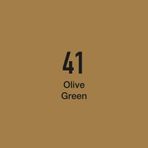 Masis Olive Green 41 Çift Taraflı Twin Grafik Marker Kalem