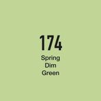 Masis Spring Dim Green 174 Çift Taraflı Twin Grafik Marker Kalem