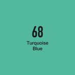 Masis Turquoise Blue 68 Çift Taraflı Twin Grafik Marker Kalem