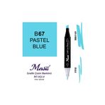 Masis Twin 67 Pastel Blue Çift Uçlu Marker Kalemi