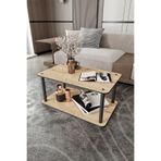 MASİVO Kare Sehpa Ceviz – 70x70 cm Geniş Yüzeyli Modern Orta Sehpa, Doğal Ahşap Görünümlü, 38 cm Yükseklik, Kolay Kurulumlu ve Dayanıklı Tasarım, Salon, Oturma Odası (Mese, 70x40 Dikdortgen)