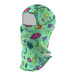 Maskara Extreme Kids Pro Balaklava, Su İtici özellikli(DWR) Baskılı Snowboard, Kayak, Motosiklet, Bisiklet Kar Maskesi (MASKB, Tek Beden) (MASKB003, Tek Beden)