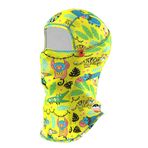 Maskara Extreme Kids Pro Balaklava, Su İtici özellikli(DWR) Baskılı Snowboard, Kayak, Motosiklet, Bisiklet Kar Maskesi (MASKB, Tek Beden) (MASKB006, Tek Beden)