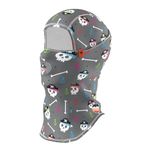 Maskara Extreme Kids Pro Balaklava, Su İtici özellikli(DWR) Baskılı Snowboard, Kayak, Motosiklet, Bisiklet Kar Maskesi (MASKB, Tek Beden) (MASKB008, Tek Beden)