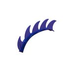 Maskara Extreme MOHAWK-SHARK- Değiştirilebilir Plastik Mohawk Snowboard Kask Aksesuarı (Mavi) (MASMW003)