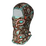 Maskara Extreme Pro Balaklava, Baskılı, Su İtici özellikli(DWR) Snowboard, Kayak, Motosiklet, Bisiklet Kar Maskesi (MASPB) (MASPB037, Tek Beden)