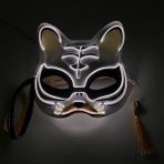 Maske 11 Korku Cadılar Bayramı Neon Maske Palyaço Maskesi Cosplay Parti Kostüm Malzemeleri LED Maske Masque Masquerade Parti Maskeleri Karanlıkta Glow (Yurt Dışından) - Renkli - Yok