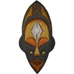 Maske Mask Surat nakış işleme arma patch peç 4.5x9 cm