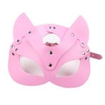 Maskeli Balo Maskesi Venedik Parti Maskesi Tilki Rol Oyunu Deri seksi maske Karnaval Karnaval (pembe)