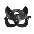 Maskeli Balo Maskesi Venedik Parti Maskesi Tilki Rol Oyunu Deri seksi maske Karnaval Karnaval (Siyah)
