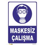 Maskesiz Çalişma Levhası - Galvaniz Saç 0.4mm - 35X50 cm - Tekli