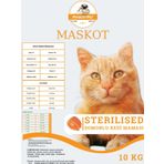 Maskot 10 kg Steril Somonlu Kısırlaştırılmış Kedi Maması