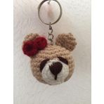 Maskot Ayıcık Amigurumi Organik Anahtarlık Oyuncak