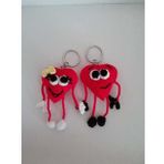 Maskot Gülen Kalpler Amigurumi Anahtarlık Organik Oyuncak