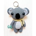 Maskot Koala Amigurumi Anahtarlık Oyuncak