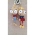 Maskot Minnoşlar Amigurumi Organik Anahtarlık Oyuncak