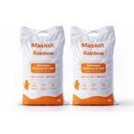 MASKOT RAİNBOW LAVANTA;SABUN;PUDRA MİX KOKULU BENTONİT KEDİ KUMU10 LT * 2 ADET