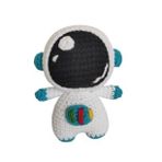 Maskot Şirin Astronot Amigurumi Organik Oyuncak