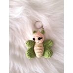 Maskot Tırtıl Kelebek Amigurumi Organik Anahtarlık Oyunca