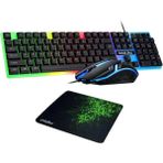 Masling Işıklı Oyuncu Klavyesi - Mouse - Mousepad Set