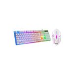 MASLİNG Profesyonel Oyuncu Klavye Mouse Set Işıklı Rgb Aydınlatmalı Set MAS-1