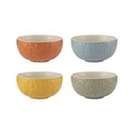 Mason Cash Home to Roost 200ml Hazırlık Kaseleri 4'lü Set Taş Halktan Esinlenen Tavuk ve Horoz Tarzı Çok Renkli Tutam Tencere Dip & Tatlı Yemekleri Bulaşık Makinesi ve Mikrodalga Güvenli Mutfak