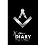 Masonic Diary 2025-2026: Black, 17 Month Planner, Week to View (August 2025 to December 2026)