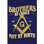 Masonic Journal & Notebook - Brothers by Choice: Great gift for Masonic Lodges or Freemason members to keep track of duties, degree work, notes, dates, etc.