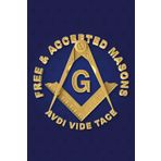 Masonic Journal & Notebook - F & AM Freemasons: Great gift for Masonic Lodges or Freemason members to keep track of duties, degree work, notes, dates, etc.