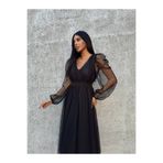 mass fashion Kadın Uzun Tül Elbise