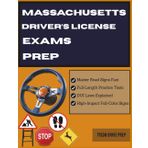 MASSACHUSETTS DRIVER'S LICENSE EXAM PREP: Outsmart the MA RMV Permit Test with Practice Questions, Study Aids, DUI Law Tips & Full-Color Signs—Your Complete Guide to Test-Day Confidence