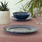 Massarelli Düz Keten Runner, Lila