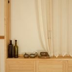 Massarelli File Tül Perde, Sık Pile, Krem, 400X190