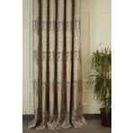 Massarelli Fon Perde Damask Desen Açık Kahve Pilesiz 200 x 260 Açık Kahve