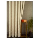 Massarelli Fon Perde Helezonik Desen Açık Bej 1-2,5 Orta Sık Pile 150 x 260 Açık Bej