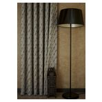 Massarelli Fon Perde Helezonik Desen Grili Antrasit 1-2,5 Orta Sık Pile 90 x 260 Gri-Antrasit