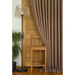 Massarelli Fon Perde Keten Sütlü Kahve Pilesiz 150 x 260 Sütlü Kahve