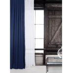 Massarelli Fon Perde Lacivert 1-2 Seyrek Pile 260 Cm 90