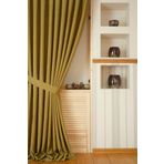 Massarelli Keten Kivi Yeşili 1-3 Sık Pile 200x260 cm Fon Perde