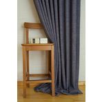 Massarelli Keten Lacivert 1-2.5 Orta Sık Pile 100x260 cm Fon Perde