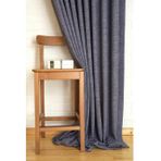 Massarelli Keten Lacivert 1-2.5 Orta Sık Pile 90x260 cm Fon Perde