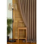 Massarelli Keten Sütlü Kahve 1-2.5 Orta Sık Pile 150x260 cm Fon Perde
