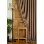 Massarelli Keten Sütlü Kahve 1-2.5 Orta Sık Pile 60x260 cm Fon Perde
